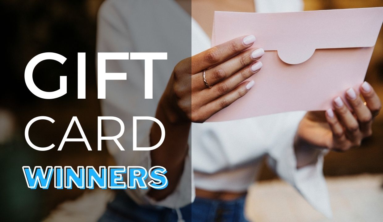 Meet the 2019 Winners of My Monthly Gift Card Giveaway